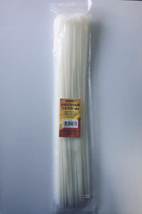 Хомут пластиковый белый 100 шт 5,0х500 мм (нейлон)